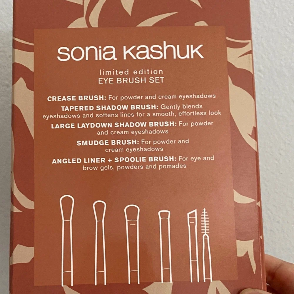 Sonia Kashuk Rose Gold and Cream Eye Brush Collection